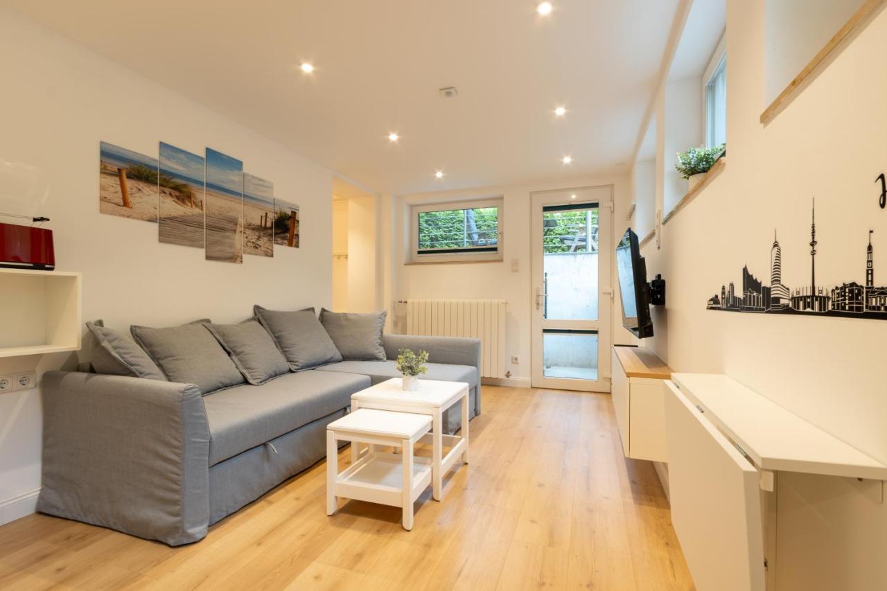 Neue Zentrale Souterrain-Wohnung 24H Self Check-In Hamburg Bagian luar foto
